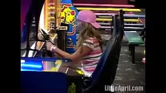 play Public Teen Masturbation: Little April's Arcade Adventure