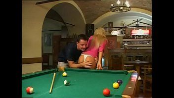 play Two exciting people have sex on the pool table while they are secretly filmed