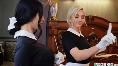 play Hot Latina Lesbians Kendra Sunderland and Azul Hermosa Tribbing in Lingerie